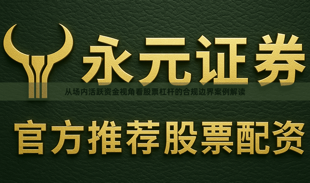 从场内活跃资金视角看股票杠杆的合规边界案例解读